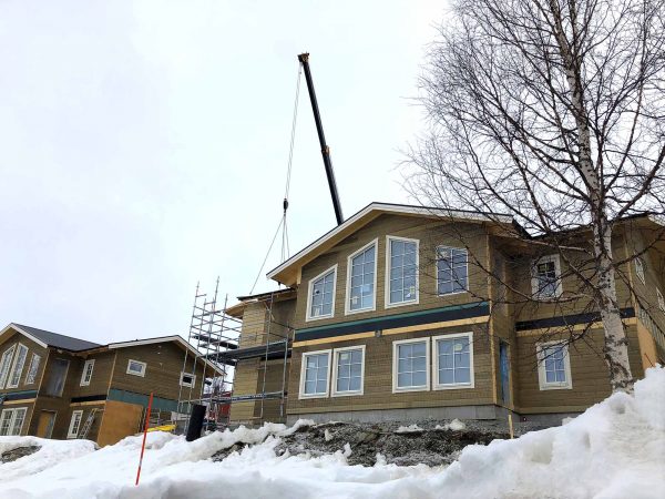 Jorntrahus samarbete med Contractor Taklagsfest i Hemavan Marias vag 2020 maj 02