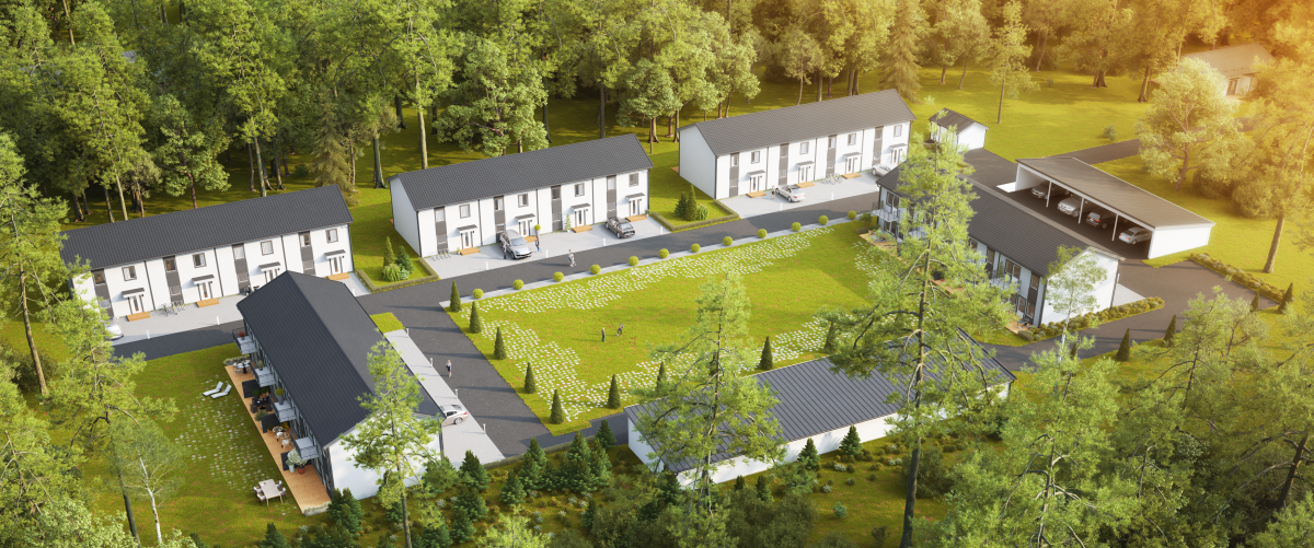 Koncepthus Radhus Hustillverkare Jorntrahus Pro illustrationer Mojligheten