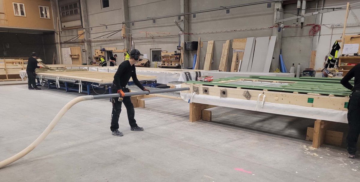 Hallbara Miljovanliga hus Klimatsmart byggande lagt CO2 utslapp Masonite Beams Svenskt Termotra Trafiberisolering Jorntrahus Husfabrik Jorn 2024 1 ver2